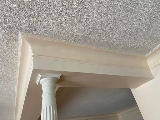 Popcorn ceiling repair